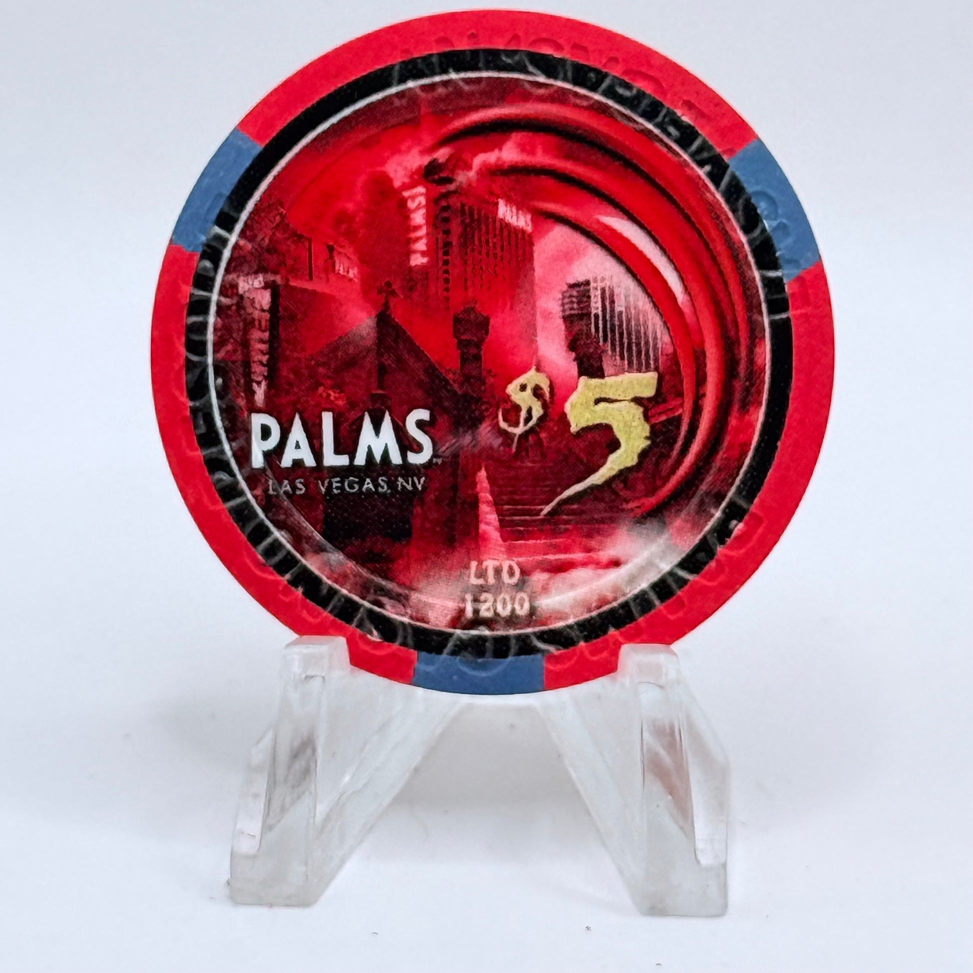 Palms Casino Resort Las Vegas Nevada 2011 'Happy Halloween' LE $5 Casino Chip D0293
