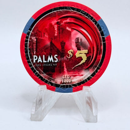 Palms Casino Resort Las Vegas Nevada 2011 'Happy Halloween' LE $5 Casino Chip D0293