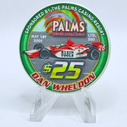 Palms Casino Resort Las Vegas Nevada 2003 'Andretti Racing -Wheldon' LE $25 Casino Chip E1986
