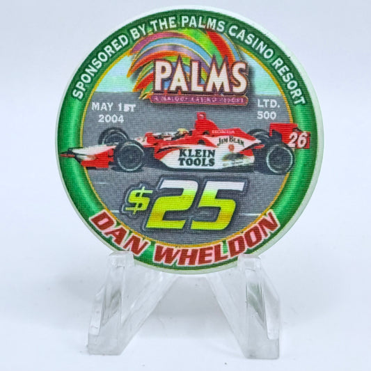 Palms Casino Resort Las Vegas Nevada 2003 'Andretti Racing -Wheldon' LE $25 Casino Chip E1986