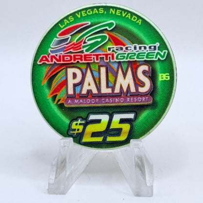 Palms Casino Resort Las Vegas Nevada 2003 'Andretti Racing -Wheldon' LE $25 Casino Chip E1986