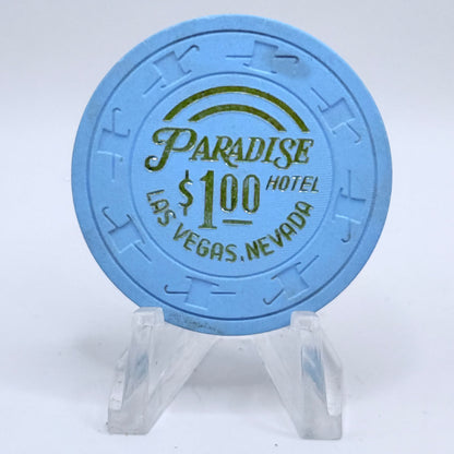 Paradise Hotel Las Vegas Nevada 1976 $1 Casino Chip N2000