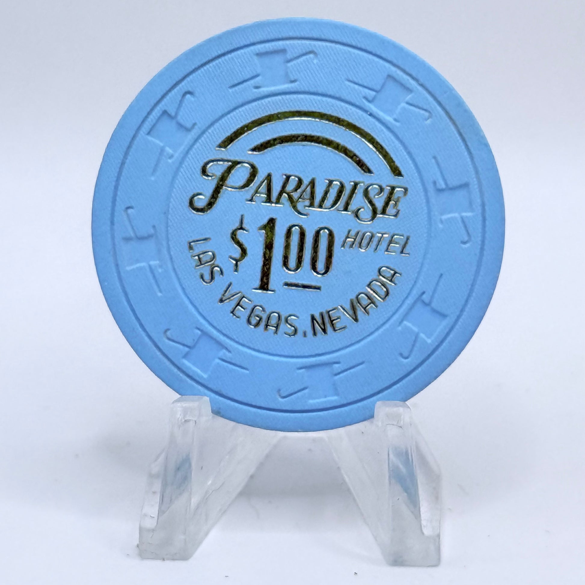Paradise Hotel Las Vegas Nevada 1976 $1 Casino Chip N2000