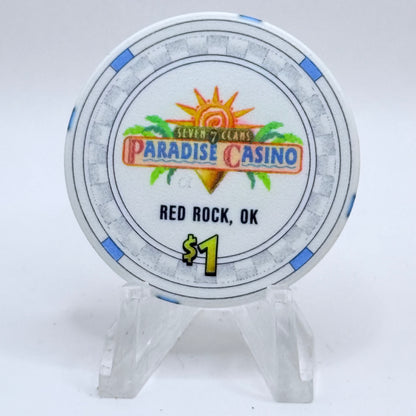 Paradise Casino Red Rock Oklahoma 2006 $1 Casino Chip
