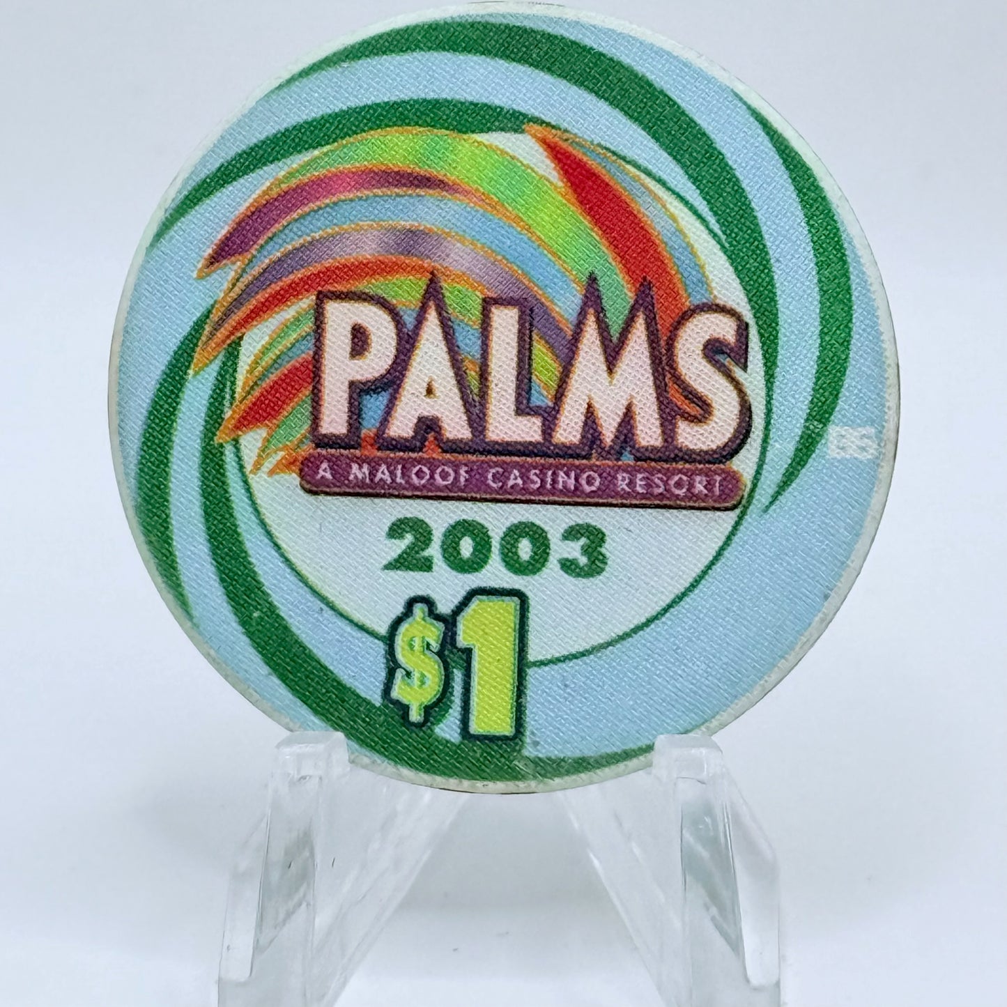Palms Casino Resort Las Vegas Nevada 2003 'King' Series 3 LE $1 Casino Chip E1898