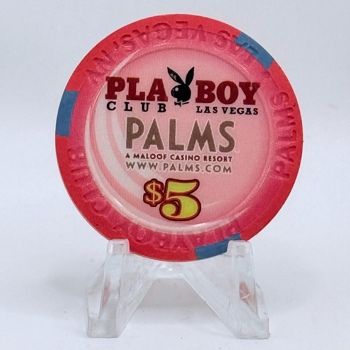 Palms Casino Resort Las Vegas Nevada 2006 'Playboy' LE $5 Casino Chip E6117