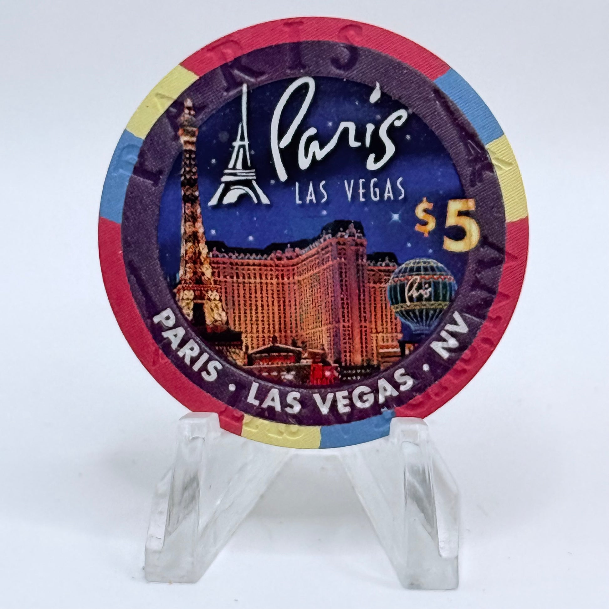 Paris Las Vegas Nevada 2009 'Anthony Cools' LE $5 Casino Chip E9558