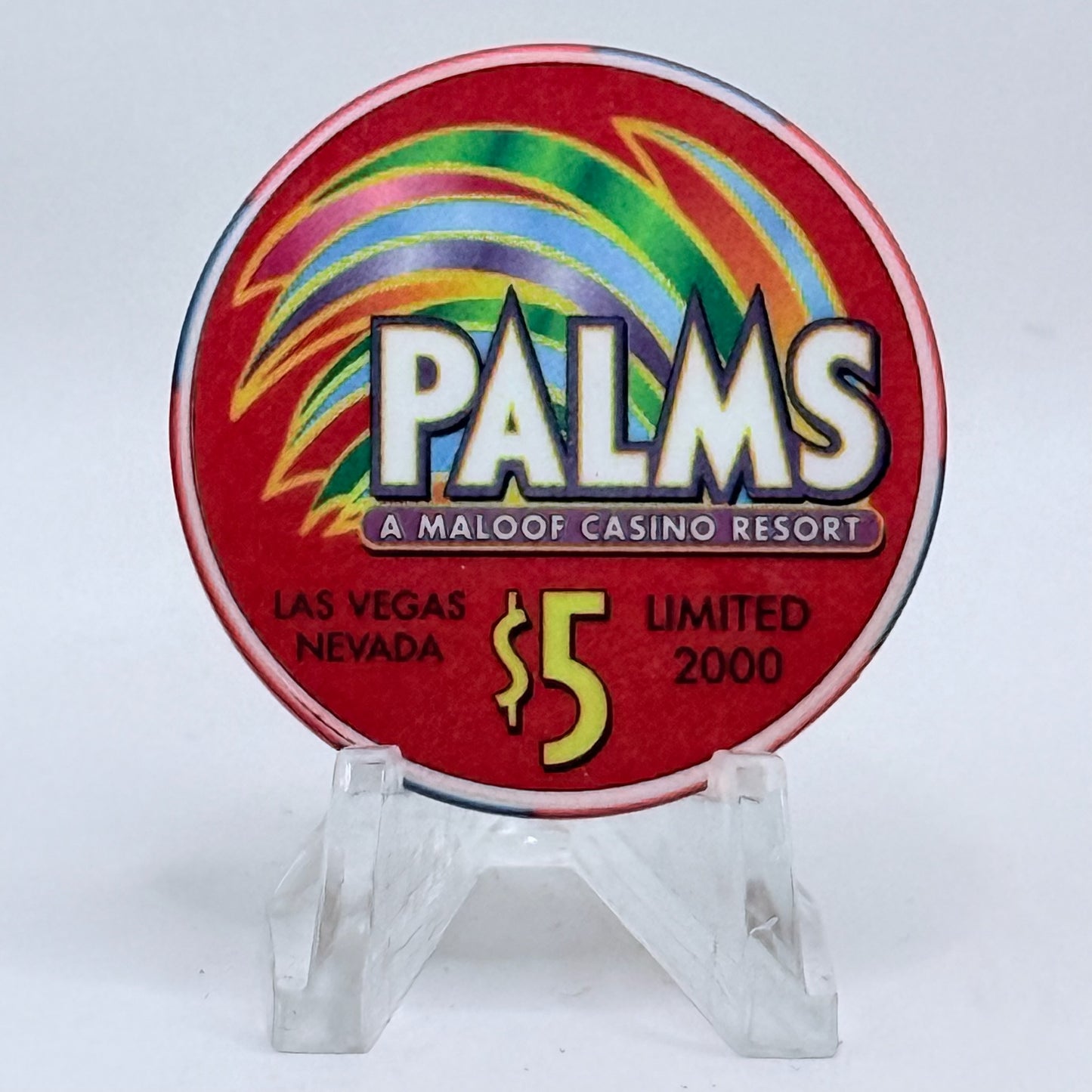 Palms Casino Resort Las Vegas Nevada 2002 'Third Eye Blind' LE $5 Casino Chip V9445