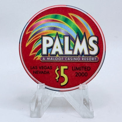 Palms Casino Resort Las Vegas Nevada 2002 'Third Eye Blind' LE $5 Casino Chip V9445