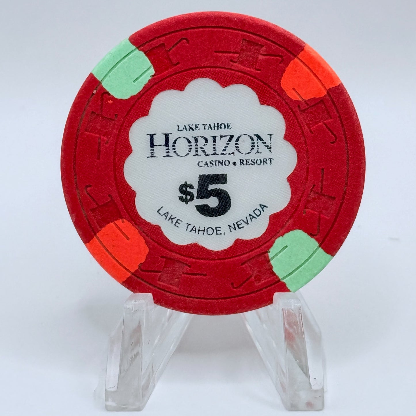 Horizon Casino Lake Tahoe Nevada 1990 $5 Casino Chip N5177