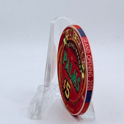 Palms Casino Resort Las Vegas Nevada 2001 'Grand Opening' LE $5 Casino Chip V9442
