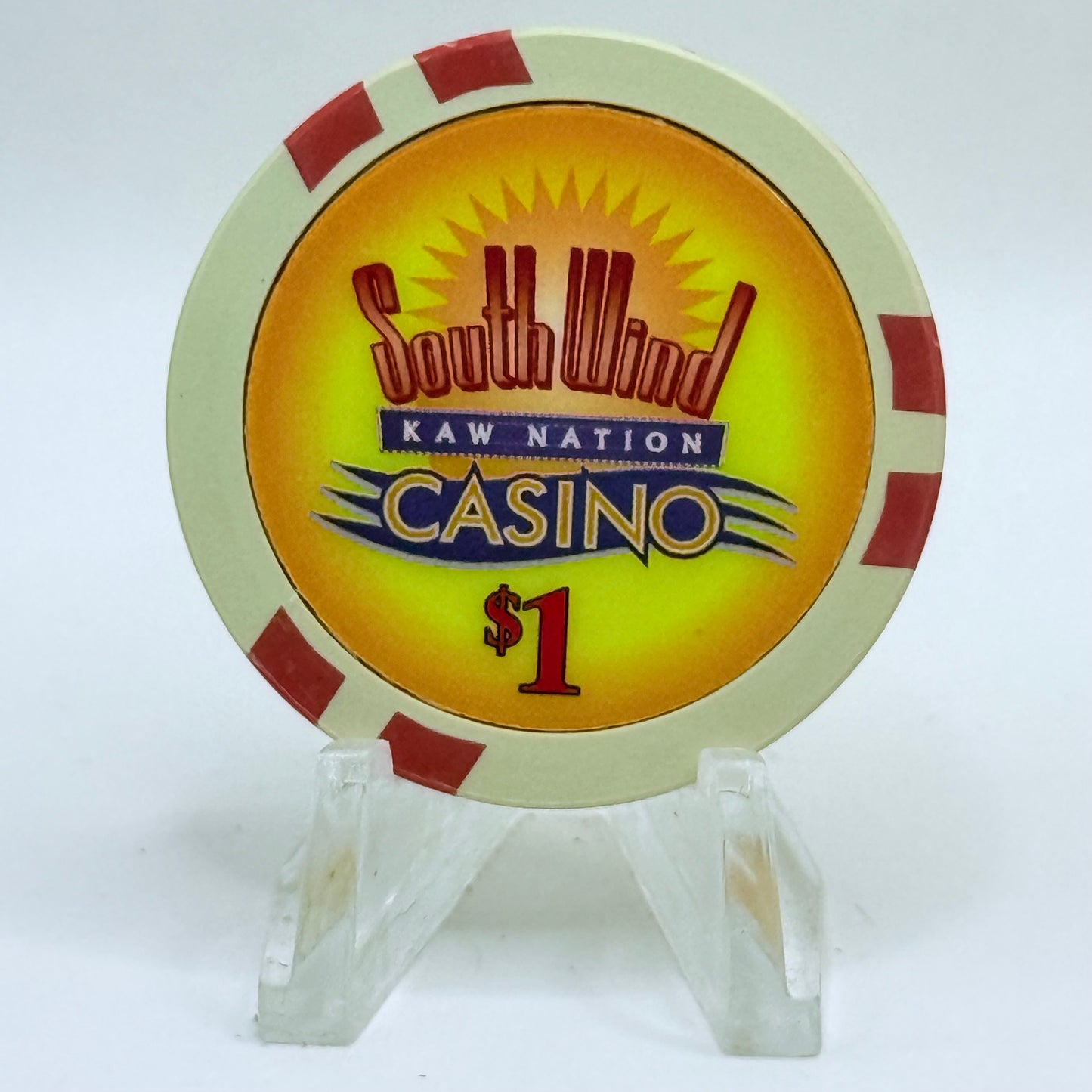 SouthWind - Newkirk Newkirk Oklahoma $1 Casino Chip
