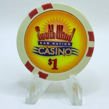 SouthWind - Newkirk Newkirk Oklahoma $1 Casino Chip