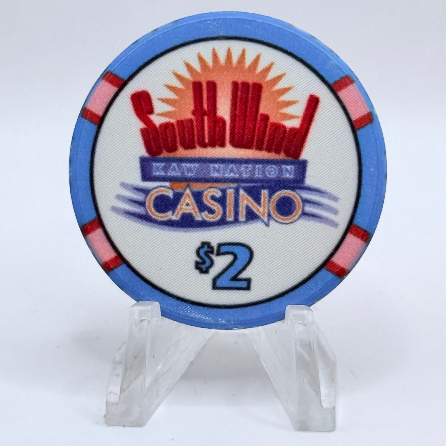 SouthWind - Newkirk Newkirk Oklahoma 2008 $2 Casino Chip