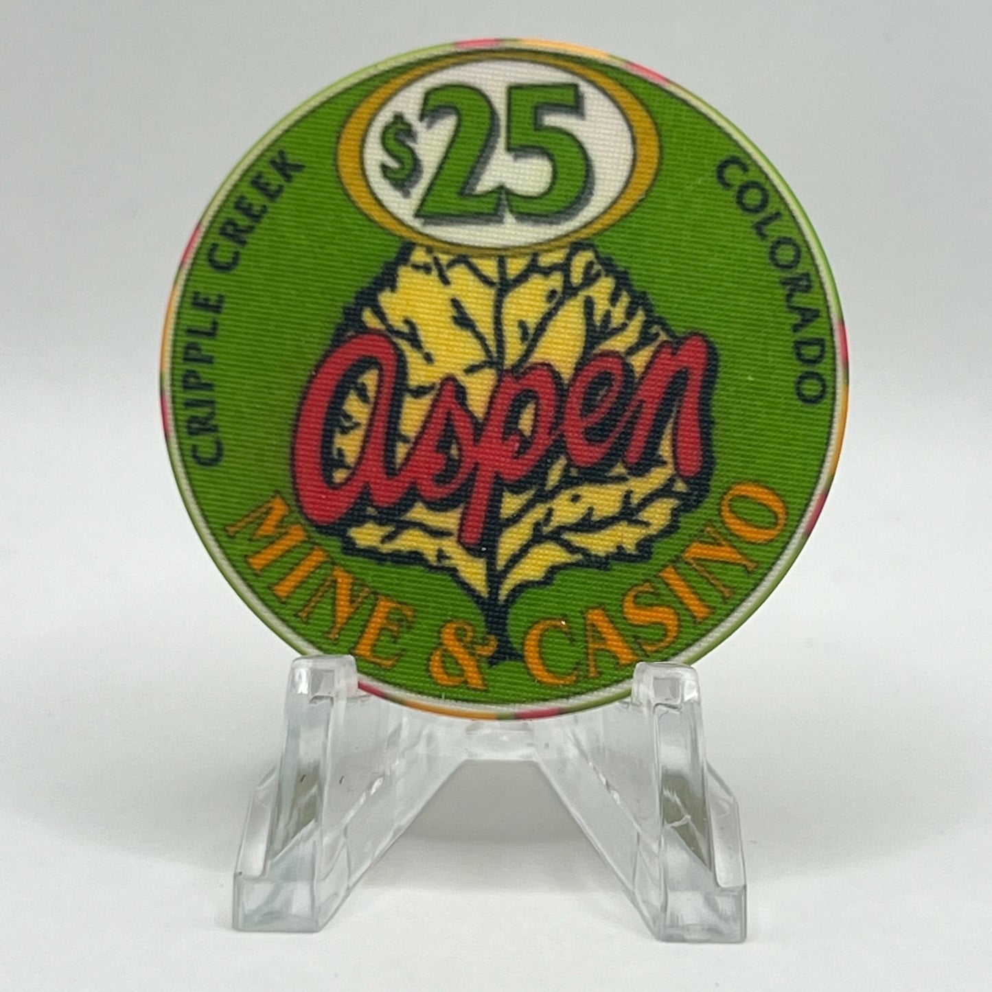 Aspen Mine Cripple Creek CO 1993 LE $25 Chip