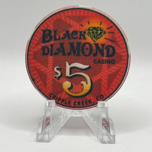 Black Diamond Cripple Creek CO $5 Chip