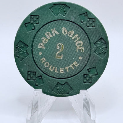 Park Tahoe Stateline Nevada 1978 Series 1 Roulette Casino Chip N1001