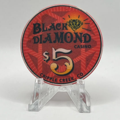 Black Diamond Cripple Creek CO $5 Chip