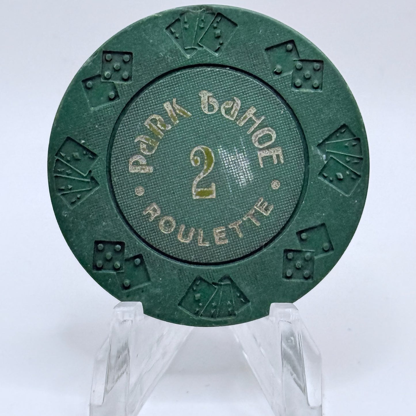 Park Tahoe Stateline Nevada 1978 Series 1 Roulette Casino Chip N1001