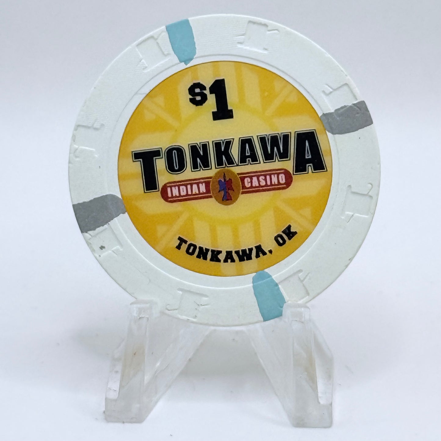 Tonkawa Tonkawa Oklahoma $1 Casino Chip