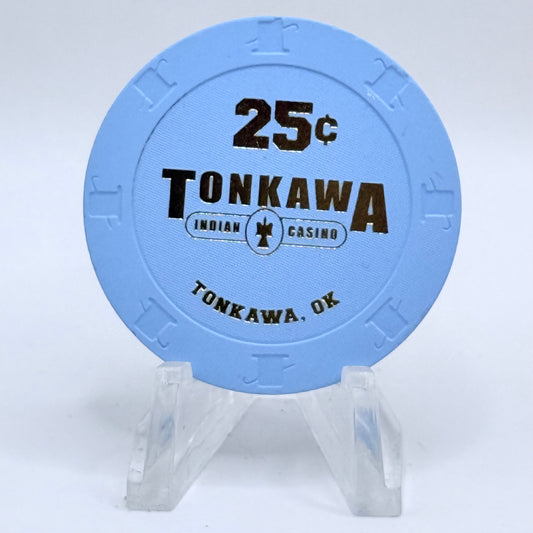 Tonkawa Tonkawa Oklahoma $0.25 Casino Chip