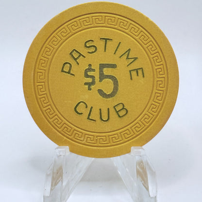 Pastime Club Tonopah Nevada 1956 $5 Casino Chip E2113