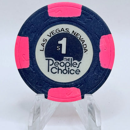 The Peoples Choice Las Vegas Nevada 1980 $1 Casino Chip N7769