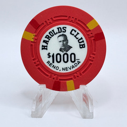 Harolds Club Reno Nevada 1957 LE $1000 Casino Chip N5109