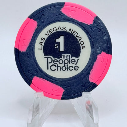 The Peoples Choice Las Vegas Nevada 1980 $1 Casino Chip N7769
