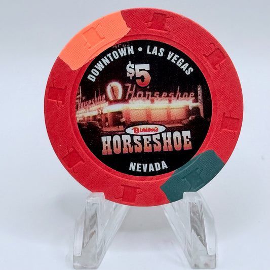 Horseshoe Club (Binion's) Las Vegas Nevada 2004 $5 Casino Chip E3137
