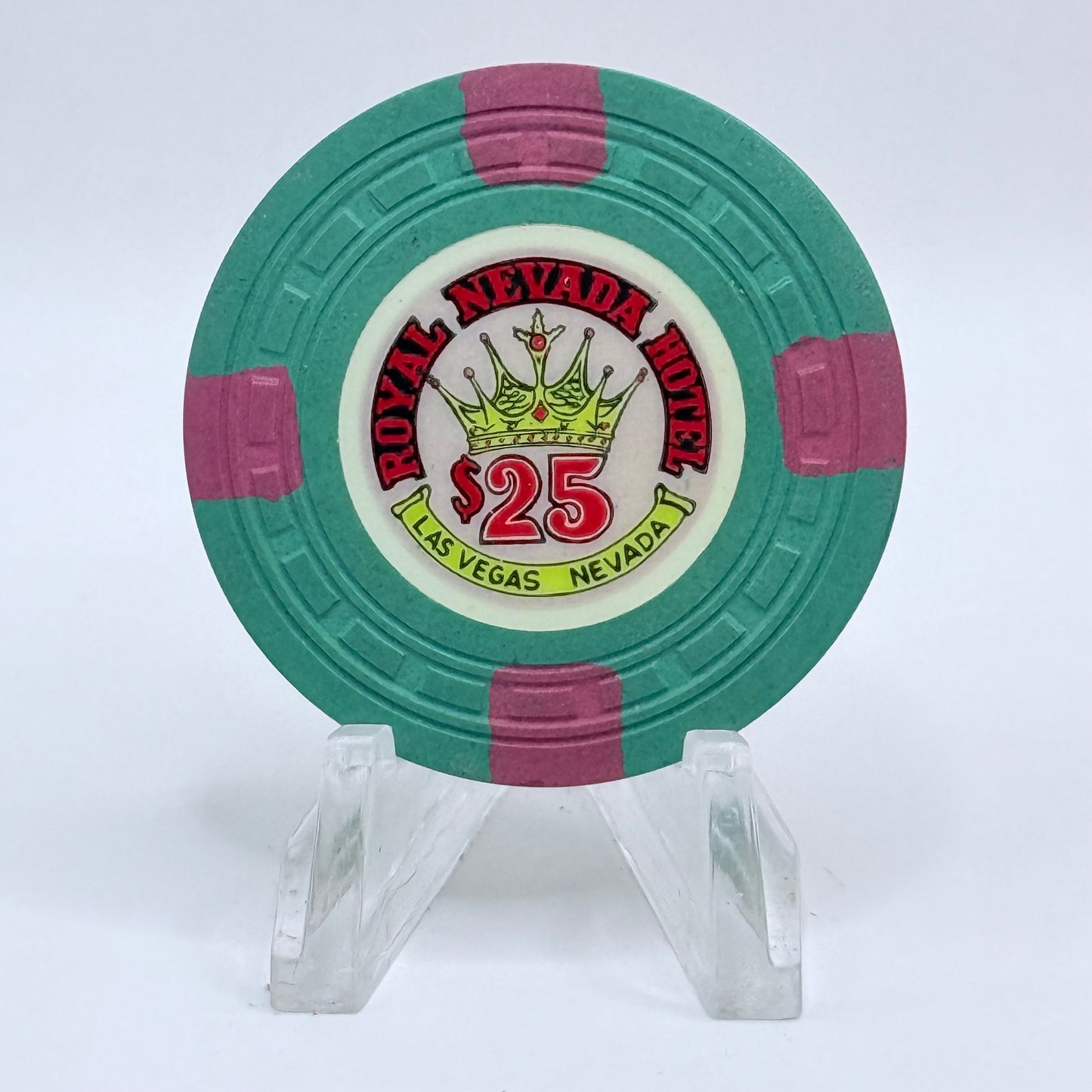 Royal Nevada Hotel Las Vegas Nevada 1957 $25 Casino Chip N6500