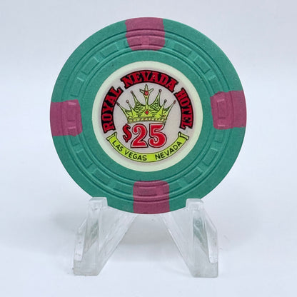 Royal Nevada Hotel Las Vegas Nevada 1957 $25 Casino Chip N6500