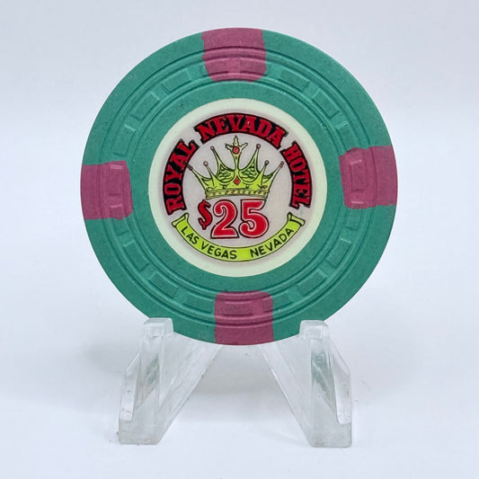 Royal Nevada Hotel Las Vegas Nevada 1957 $25 Casino Chip N6500