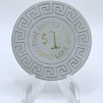 Pine Nut Casino Topaz Lake Nevada 1968 $1 Casino Chip N6225