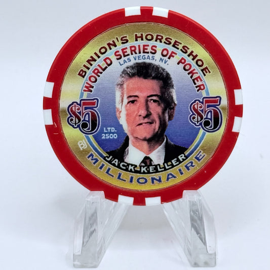 Horseshoe Club (Binion's) Las Vegas Nevada 'Jack Keller' Series 17 LE $5 Casino Chip V9087