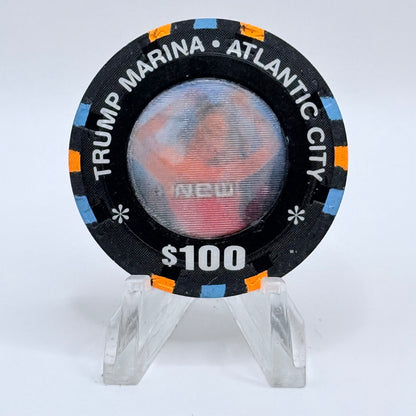 Trump Marina Huron Avenue Brigantine Blvd 'Rockin' The Wild Side' LE $100 Casino Chip
