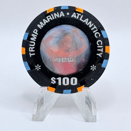 Trump Marina Huron Avenue Brigantine Blvd 'Rockin' The Wild Side' LE $100 Casino Chip