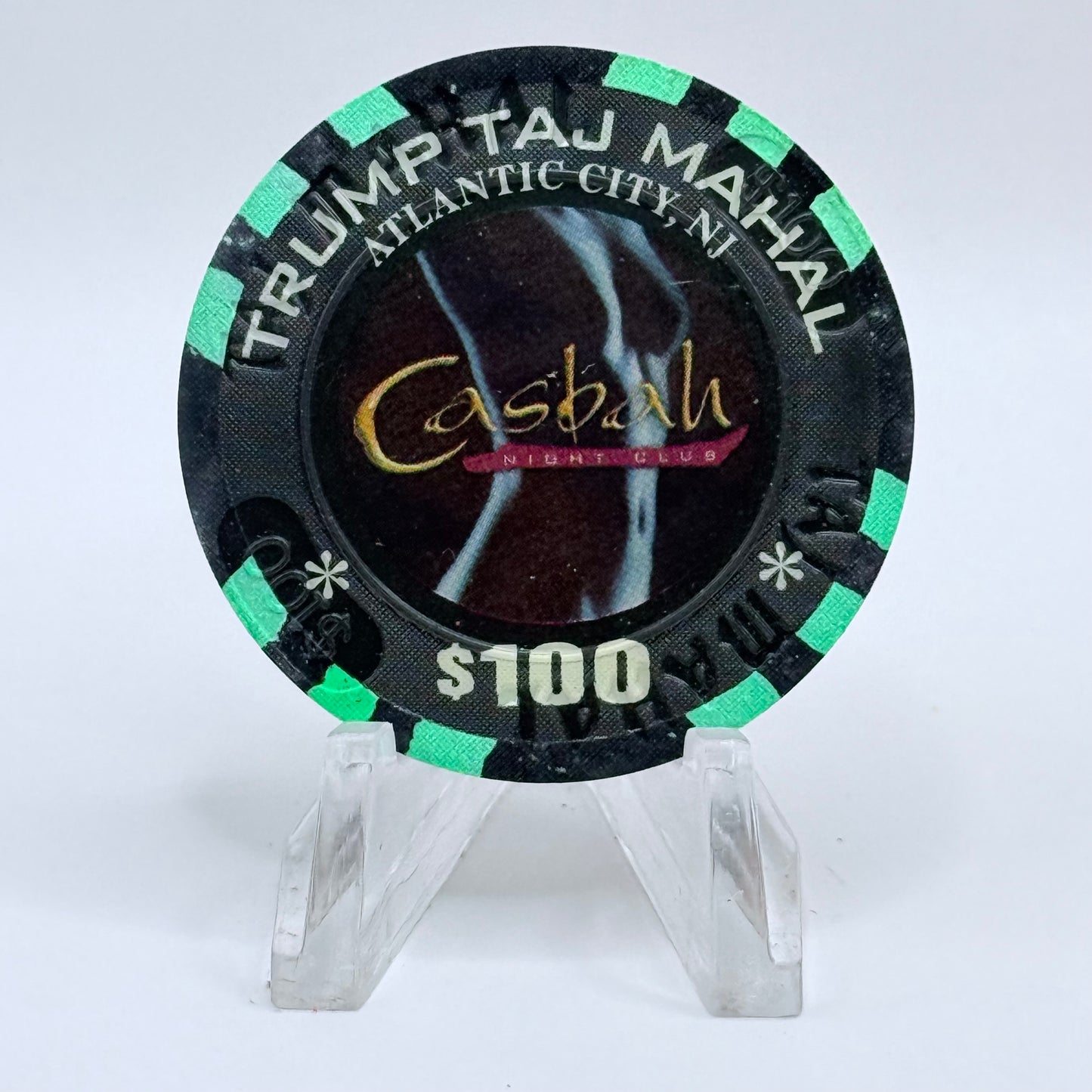 Trump Taj Mahal Atlantic City New Jersey 'Casbah' LE $100 Casino Chip
