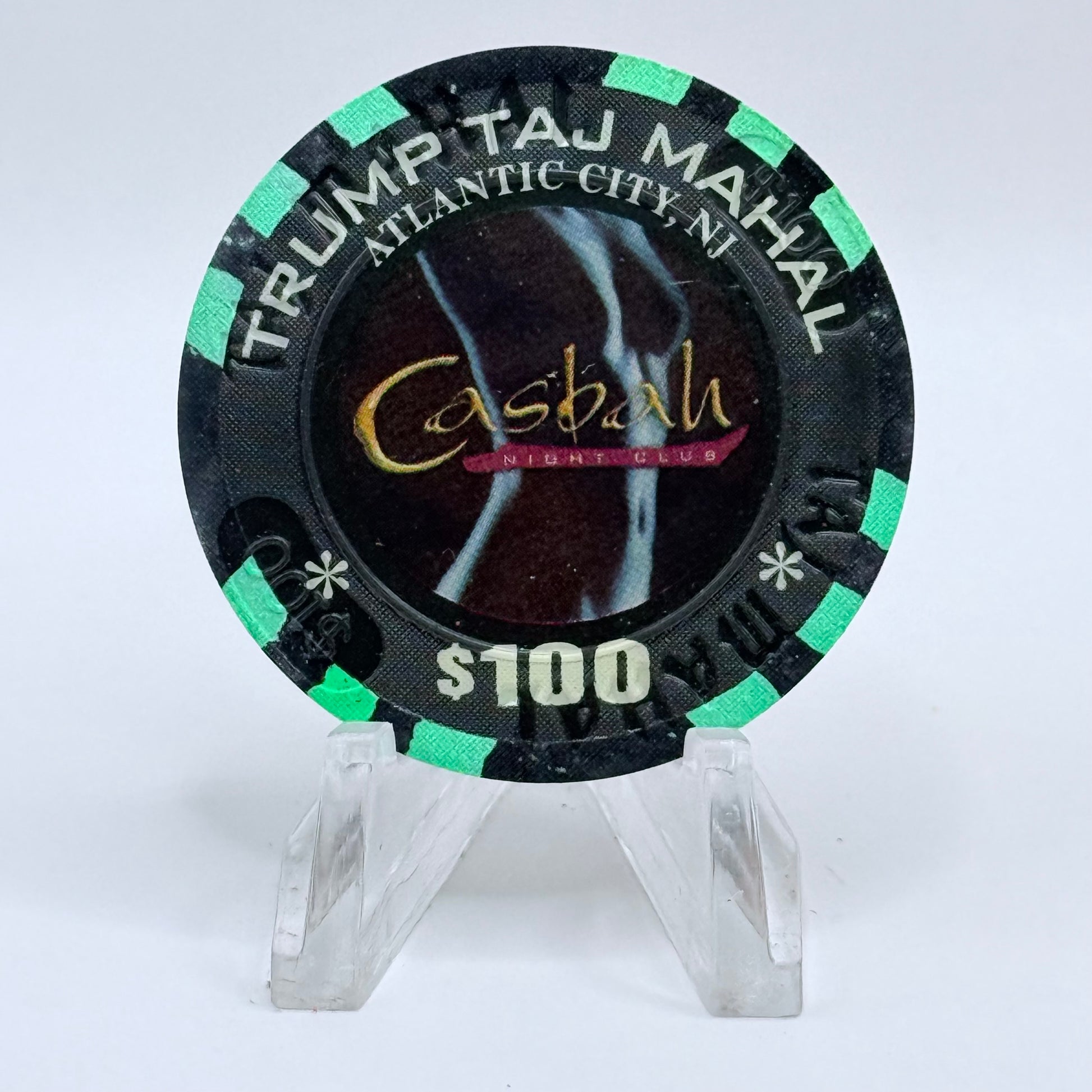 Trump Taj Mahal Atlantic City New Jersey 'Casbah' LE $100 Casino Chip