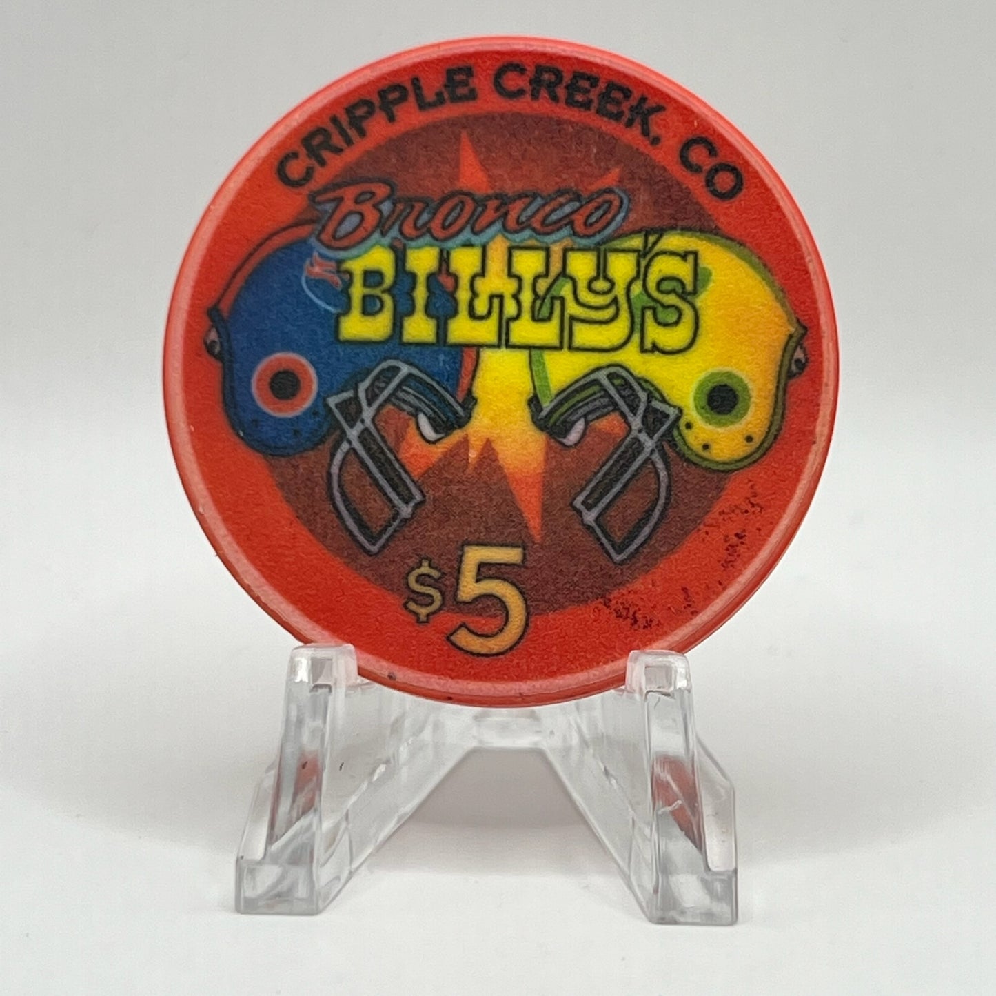 Bronco Billy's Casino Cripple Creek CO 1998 Series 39 LE $5 Chip