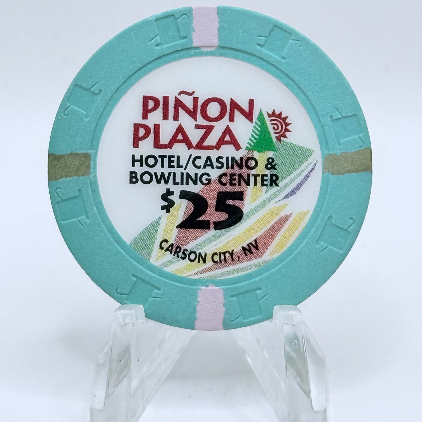 Piñon Plaza Carson City Nevada 1995 $25 Casino Chip N8945
