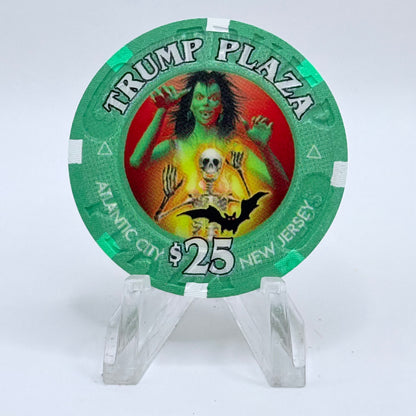 Trump Plaza Atlantic City New Jersey 2003 'Happy Halloween' LE $25 Casino Chip