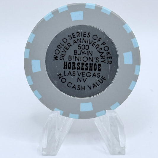 Horseshoe Club (Binion's) Las Vegas Nevada 1994 'World Series of Poker, Silver Anniversary' $500 NCV Casino Chip N6176