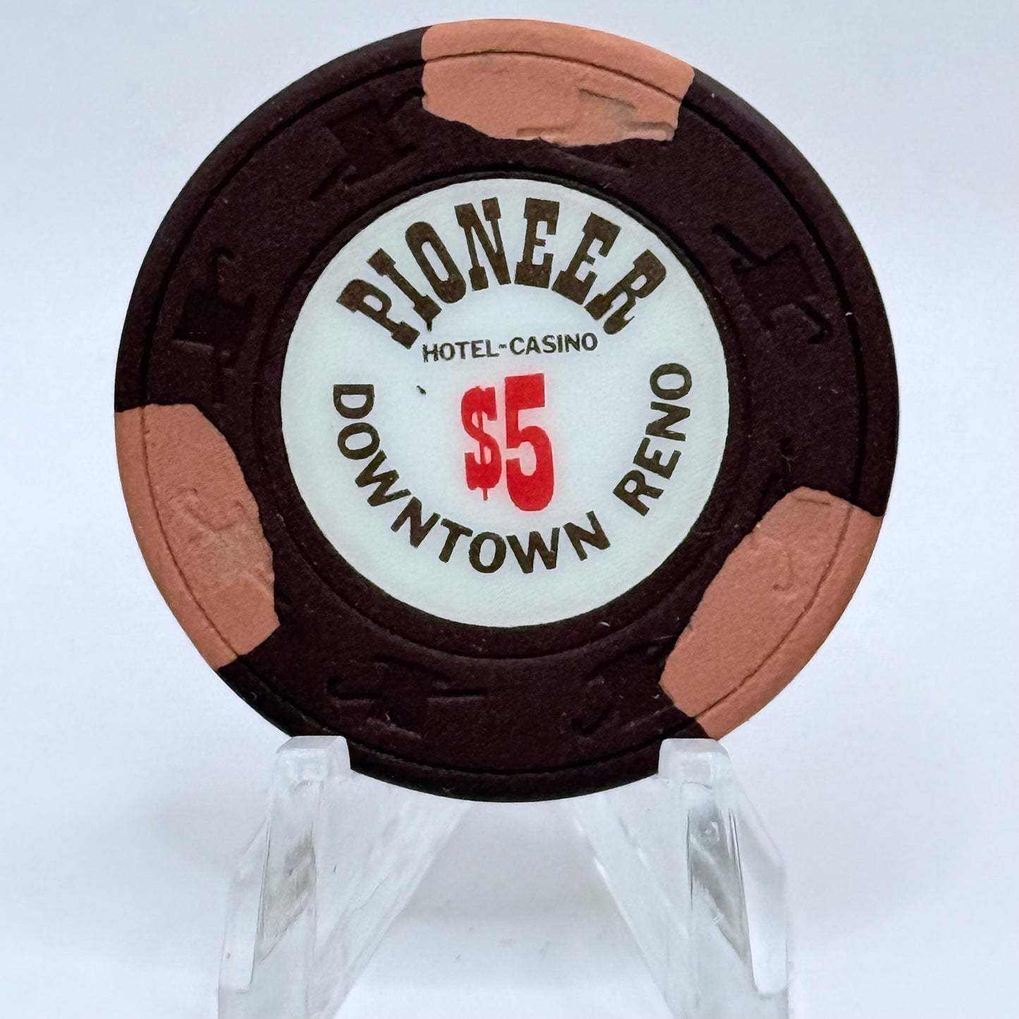 Pioneer Reno Nevada 1974 $5 Casino Chip N5454