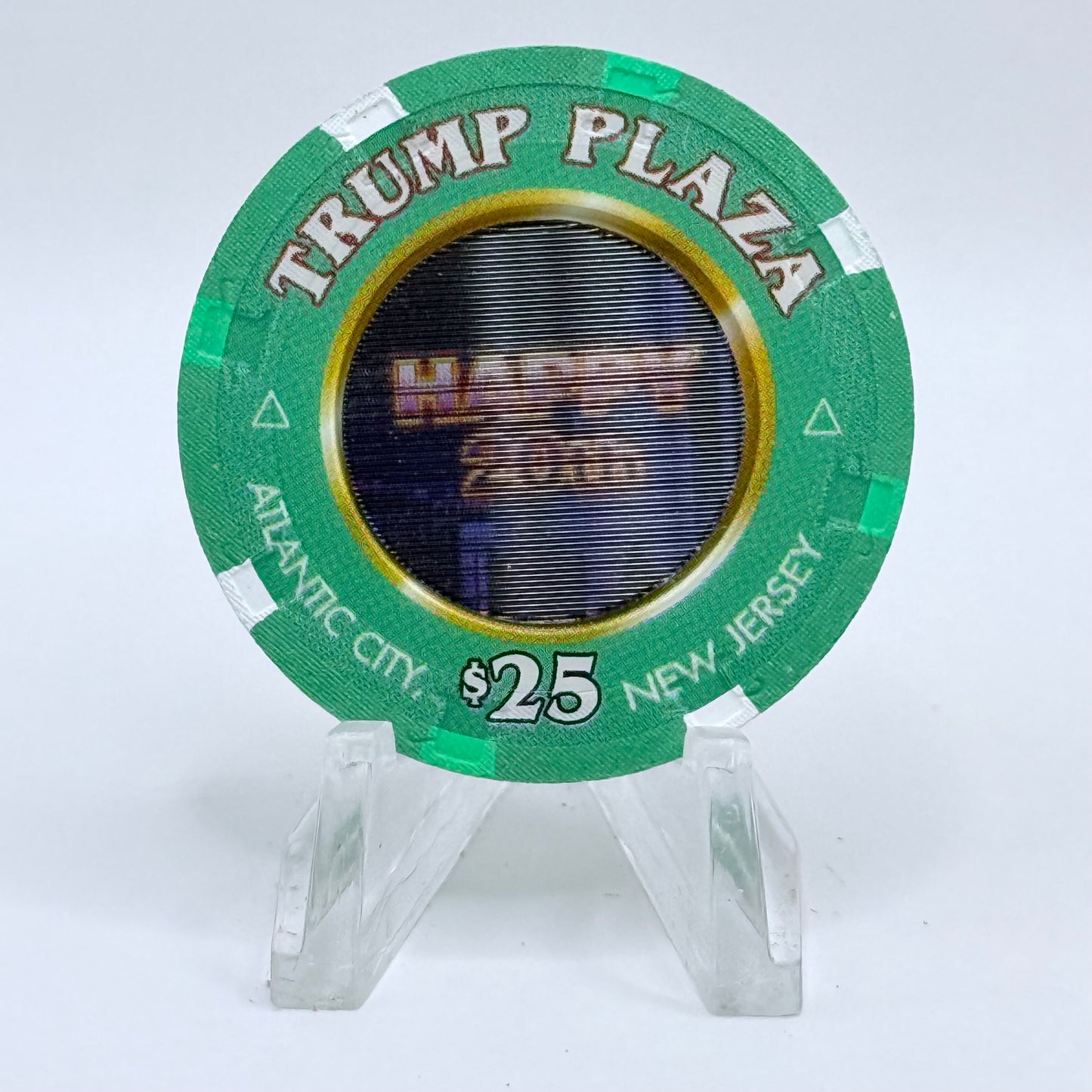 Trump Plaza Atlantic City New Jersey '20th Anniversary' LE $25 Casino Chip
