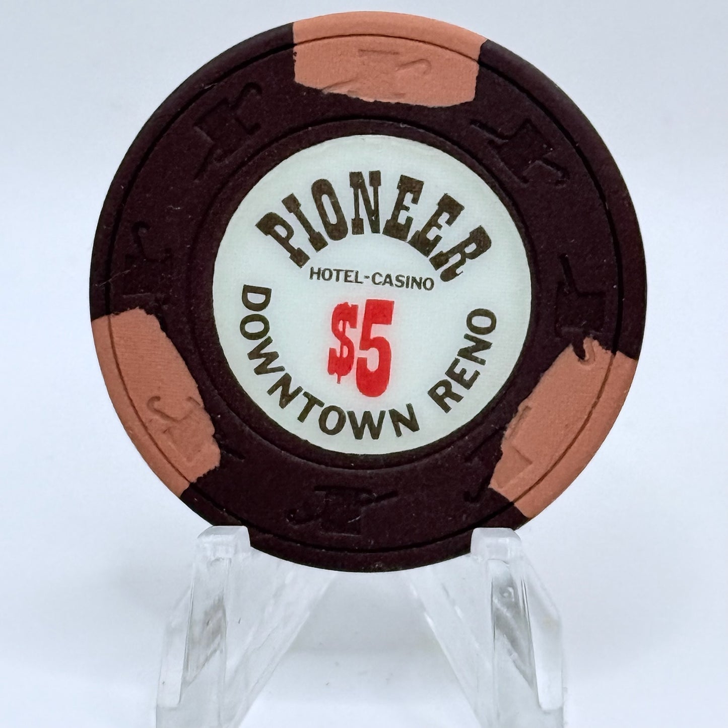 Pioneer Reno Nevada 1974 $5 Casino Chip N5454
