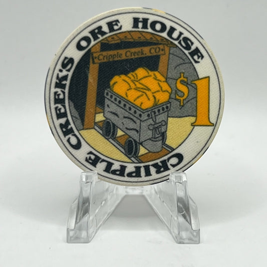 Cripple Creek's Ore House Cripple Creek CO 1991 Series 1 $1 Chip