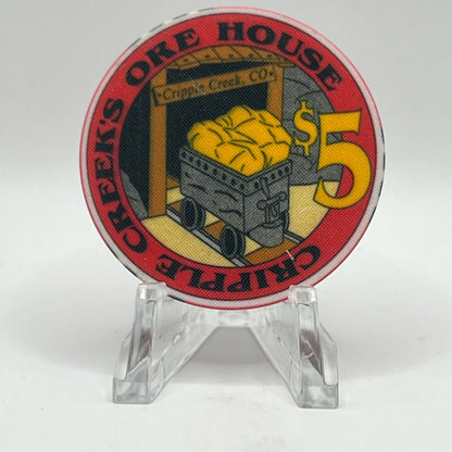 Cripple Creek's Ore House Cripple Creek CO 1991 $5 Chip