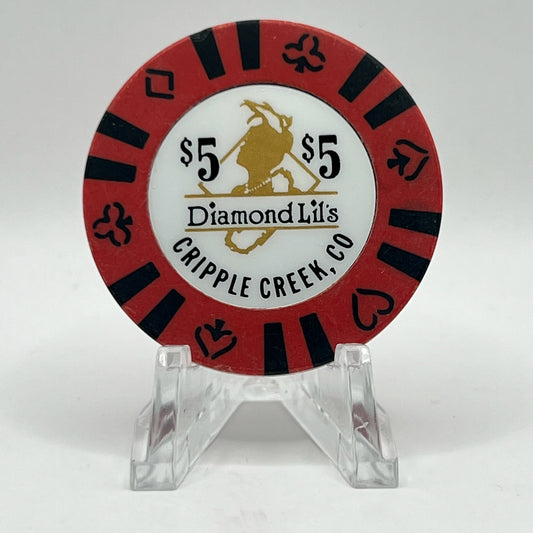 Diamond Lil's Cripple Creek CO 1992 $5 Chip