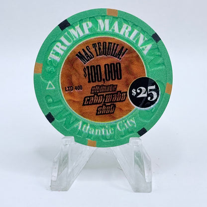 Trump Marina Huron Avenue Brigantine Blvd 2002 'Sammy Hagar' LE $25 Casino Chip